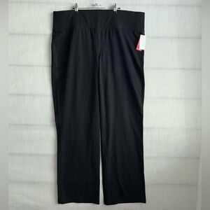 Livi For Lane Bryant Black Activewear Pants Boot Cut Size 22/24L (Long)